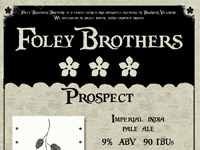 Foley Brothers Brewing Prospect Imperial IPA