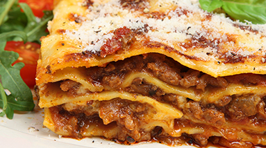 Lasagna from our Catering Menu