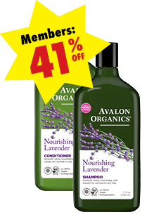 Bottles of Avalon Shampoo and Conditioner