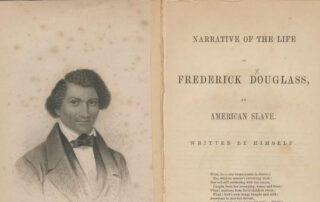 Image of original copy of Frederick Douglass book, public domain