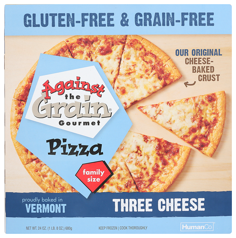 Box of Against the Grain Gourmet Gluten-Free Pizza