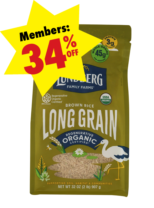 LundbergFarms_OrganicRice Package of Lundberg Farms Organic Rice