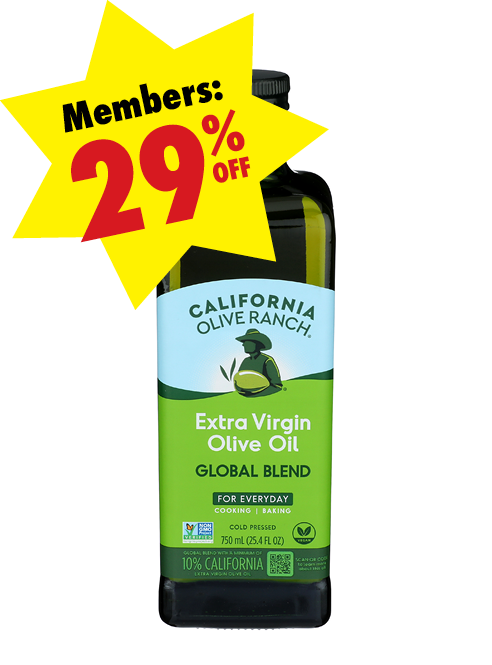 CaliforniaOliveRanch_EVOL Bottle of California Olive Ranch Extra Virgin Olive Oil