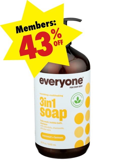 Bottle of Everyone for Every Body 3-in-1 Soap