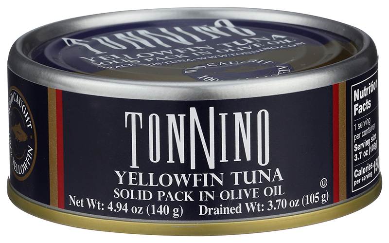 Tonnino_TunainOliveOil Can of Tonnino Yellow Fin Tuna in Olive Oil