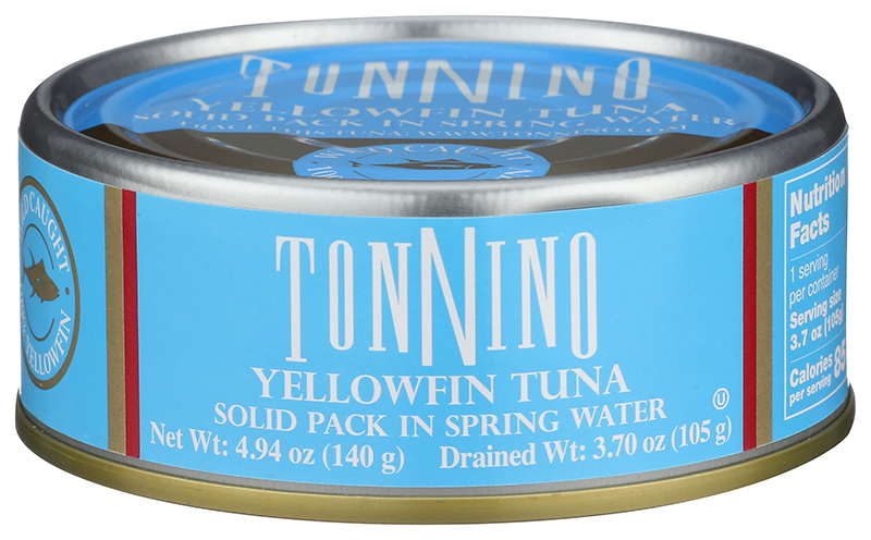 Tonnino_TunainWater Can of Tonnino Yellow Fin Tuna in Spring Water