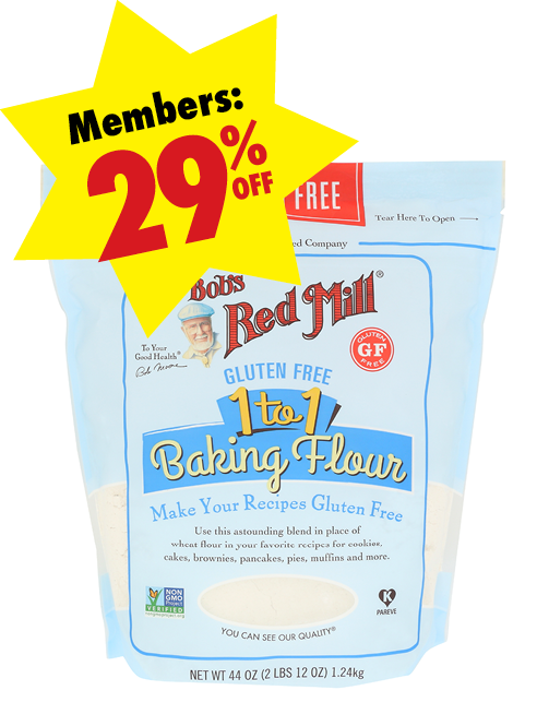 Bag of Bob's Red Mill 1 to 1 Baking Flour
