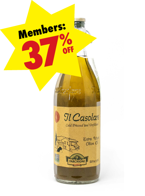 Bottle of Il Casolare Extra Virgin Olive Oil
