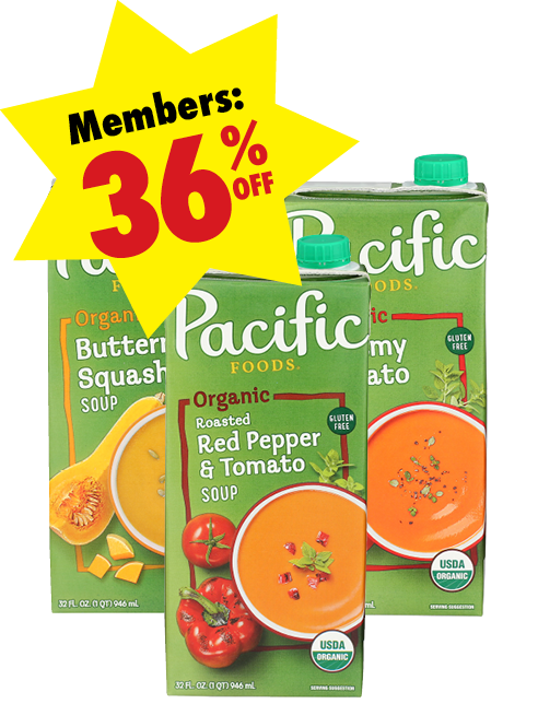 Box of Pacific Foods Creamy Soups