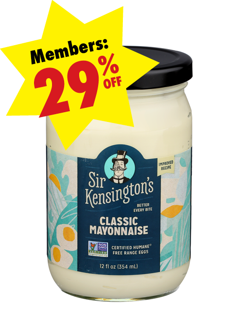 Jar of Sir Kensington's Classic Mayonnaise