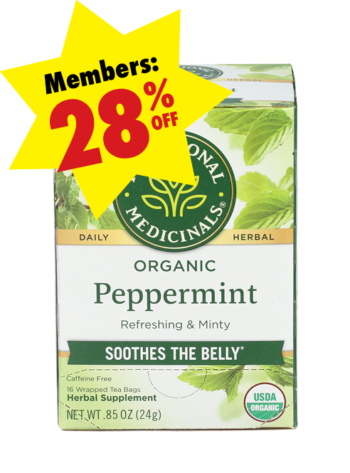 Box of Traditional Medicinals Organic Peppermint Tea