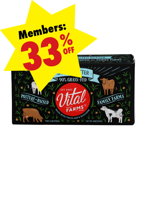 Box of Vital Farms Pasture-Raised Butter