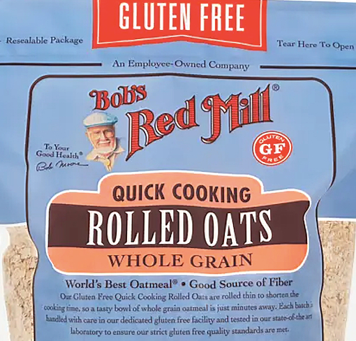 Packaging for bob's Red Mill Rolled Oates