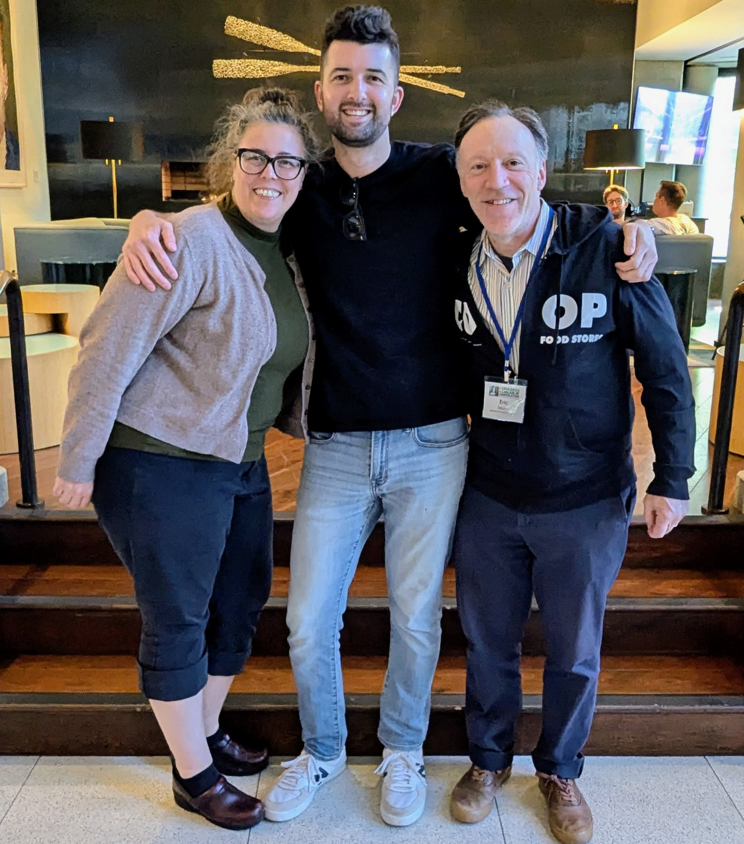 Photo of three Co-op Board members