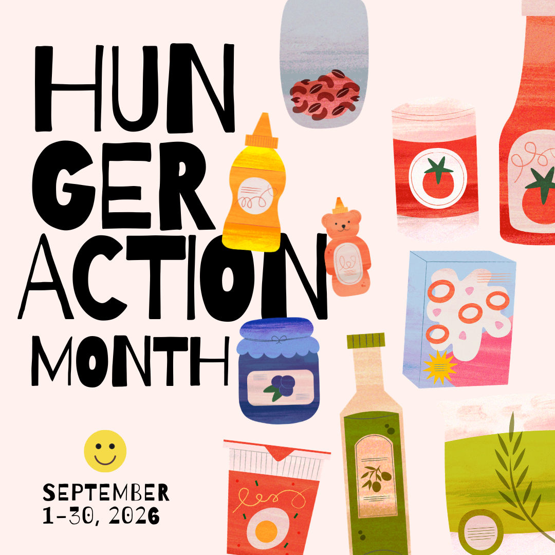 coop_hunger_action_month Illustration for Hunger Action Month featuring food product illustrations