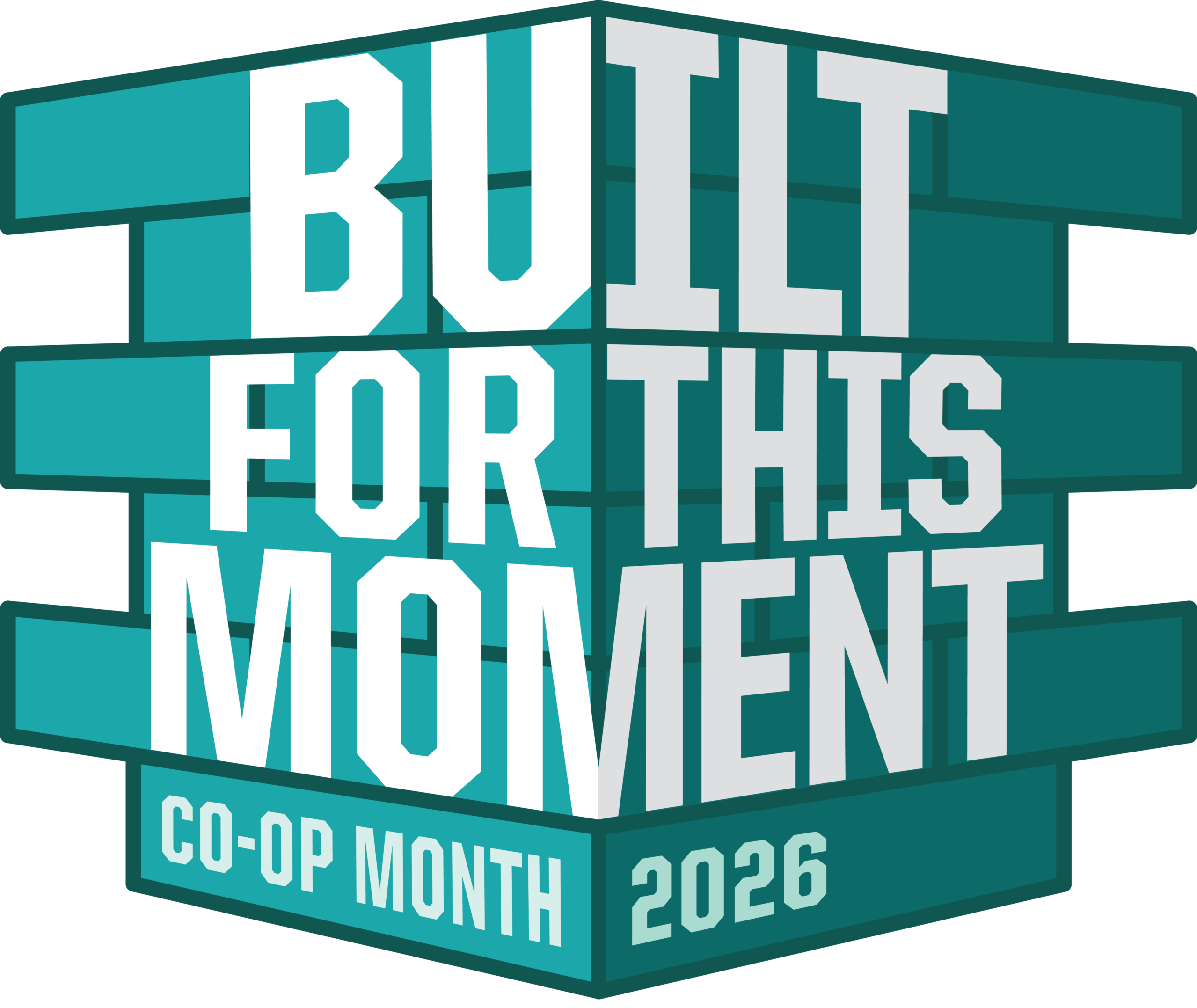 Co-op-Month=2026-logo-scaled-1 Co-op Month logo with the words Built for This Moment on a gray-green brick wall